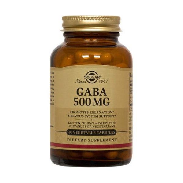 Gaba 500 mg Solgar, 50 capsule