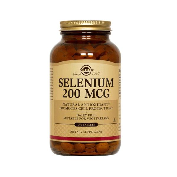 Selenium 200 mcg Solgar, 50 comprimate