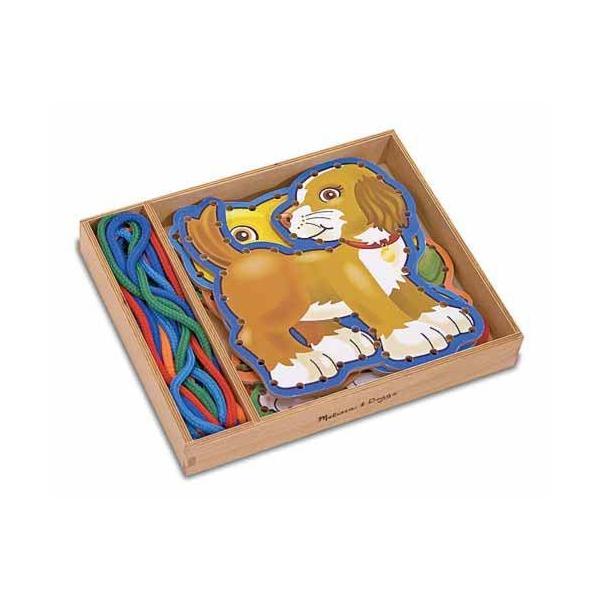 Joc cu sireturi Animale de companie Melissa and Doug