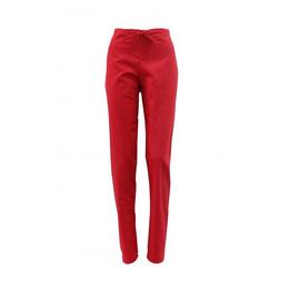 Pantaloni medicali, dama, cu elastic si snur, cu doua buzunare, rosii, S INTL