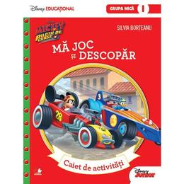 Disney. Mickey si pilotii de curse - Ma joc si descopar - Caiet de activitati. Grupa mica, editura Litera