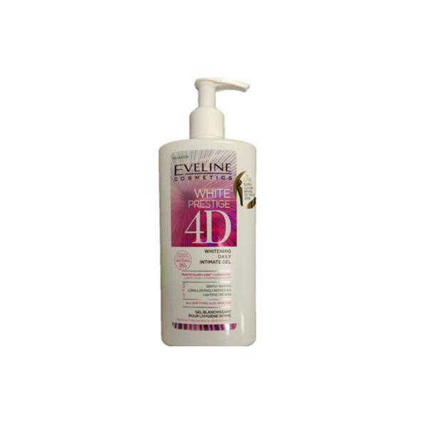 Gel pentru igiena intima, Eveline Cosmetics, White Prestige 4D, 250 ml