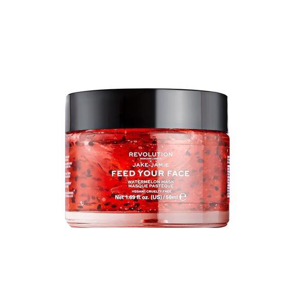 Masca de fata Makeup Revolution, Skincare x Jake, Jamie Watermelon Hydrating Face Mask, 50 ml