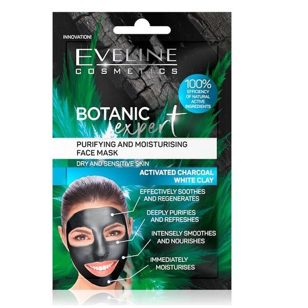 Masca de fata, Eveline Cosmetics, Botanic Expert, Purifying &amp; Moisturising, 10 ml