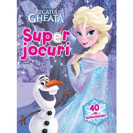 Disney Regatul de gheata - Superjocuri (40 de autocolante), editura Litera