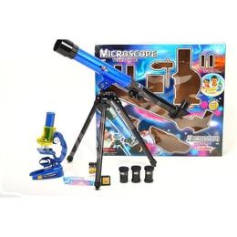 Jucarie educativa MalPlay Telescop si microscop pentru copii cu accesorii