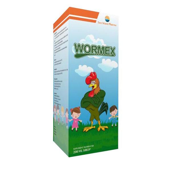 in cat timp isi face efectul wormex Wormex Sirop Antiparazitar pentru Copii Sunwave Pharma, 200 ml