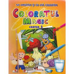 Coloratul magic cartea 3 - Ne amuzam si cu apa coloram, editura Aramis