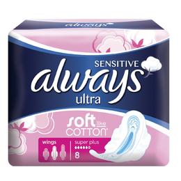 Absorbante Always Sensitive Ultra Super Plus Protecter&Gamble, 8 buc