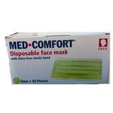 Masca Medicala - Med-Comfort Disposable Face Mask Lime, 50 bucati