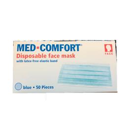 Masca Medicala - Med-Comfort Disposable Face Mask Blue, 50 bucati