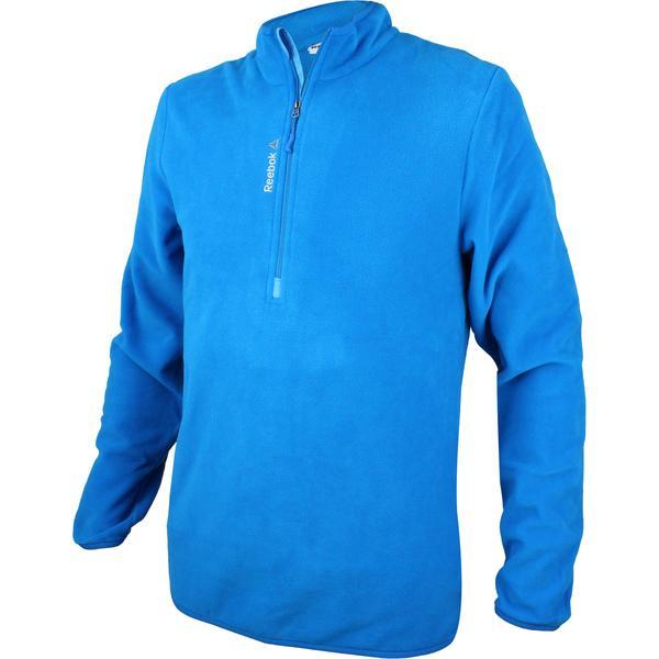 Bluza barbati Reebok FM 1/4 Zip Fleece AX9067, S, Albastru