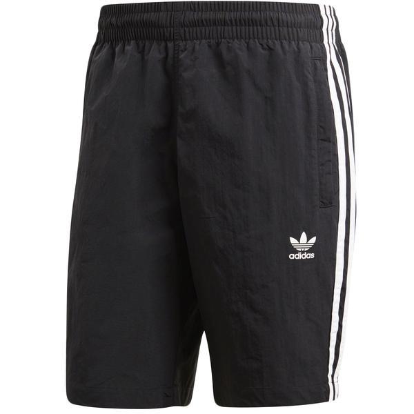 Pantaloni scurti barbati adidas Originals 3-Stripes Swim CW1305, M, Negru