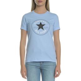 Tricou femei Converse Core Chuck Patch Crew 10001124-457, L, Albastru