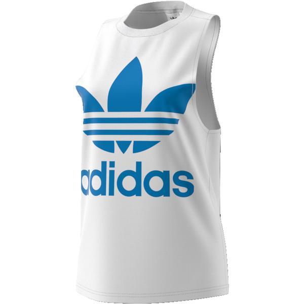 Maiou femei adidas Originals Trefoil Tank DH3180, L, Alb