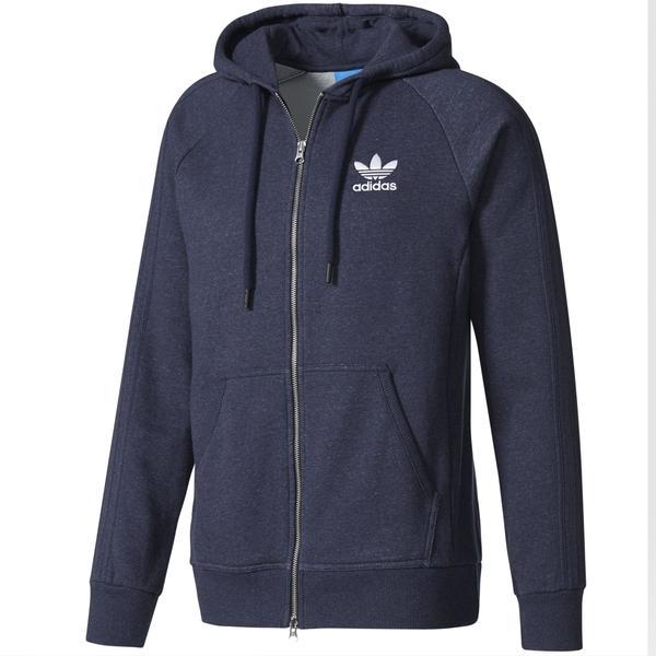 Hanorac barbati adidas Originals Essentials Fullzip BR2104, XXL, Bleumarin