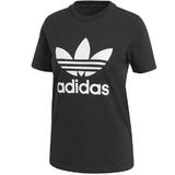 Tricou femei adidas Originals Trefoil CV9888, M, Negru