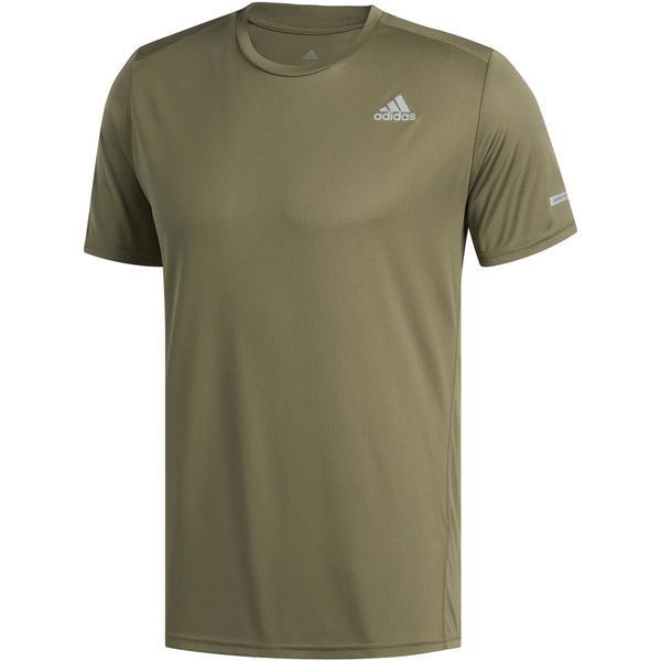 Tricou barbati adidas Performance Run Tee Green DU3875, S, Verde