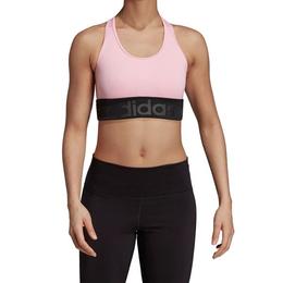 Bustiera femei adidas Performance D2M Logo Bra DY4072, M, Roz