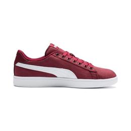 Pantofi sport unisex Puma Smash V2 Canvas 36642008, 44.5, Rosu