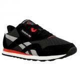 Pantofi Sport Barbati Reebok Classic Cl Nylon V67669, 45, Negru