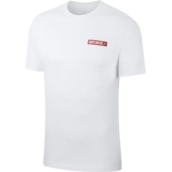 Tricou barbati Nike Sportswear Men's JDI T-ShirtUltra Football BV7658-100, XL, Alb