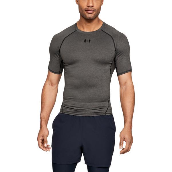 Tricou barbati Under Armour HeatGear Short Sleeve 1257468-090, M, Gri