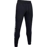 Pantaloni barbati Under Armour Rival Fleece Logo Joggers 1345634-001, S, Negru