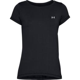 Tricou femei Under Armour HeatGear Armour Short Sleeve 1328964-001, S, Negru