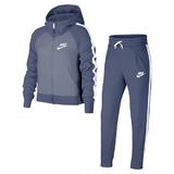 Trening copii Nike Sportswear Older Kids' (Girls') Tracksuit AH8286-491, S, Albastru