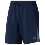 Pantaloni scurti barbati Reebok Fitness WOR WOVEN SHORT DU2174, S, Bleumarin