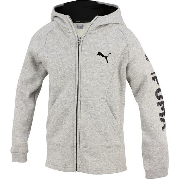 Hanorac copii Puma Style Hoody Fl G 83895404, 129-140 cm, Gri