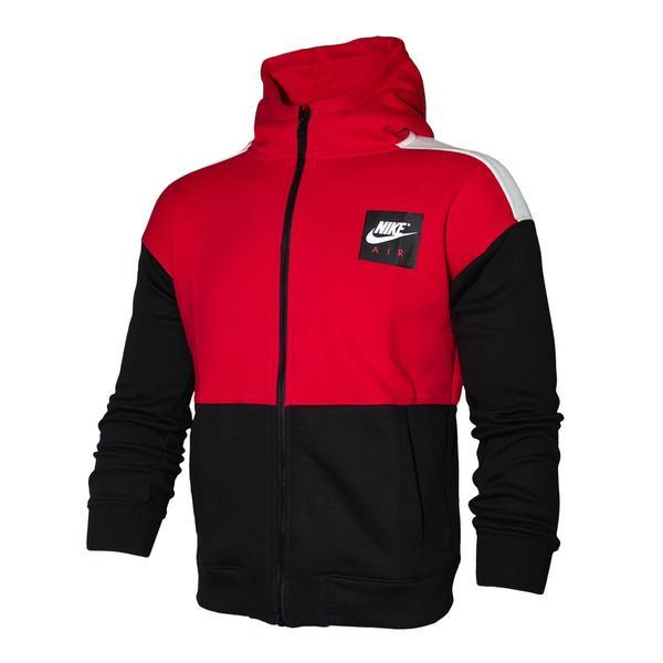 Hanorac copii Nike Air Full Zip 892457-657, 137-147 cm, Rosu