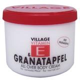 Crema de corp cu Vitamina E si Rodie, Village Cosmetics, 500 ml