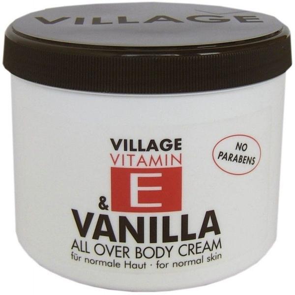 prajitura cu foietaj si crema de vanilie Crema de corp cu Vitamina E si Vanilie, Village Cosmetics, 500 ml