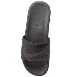 Slapi barbati Nike Benassi Solarsoft 705474-091, 41, Negru