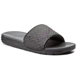 Slapi barbati Nike Benassi Solarsoft 705474-091, 40, Negru