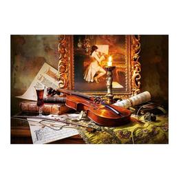 Puzzle Castorland - 1000 de piese - Still life with violin an paiting