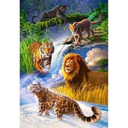 Puzzle Castorland - 1000 de piese - Big Cats