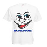 Tricou personalizat Fruit of the loom barbat troublemaker alb XXL