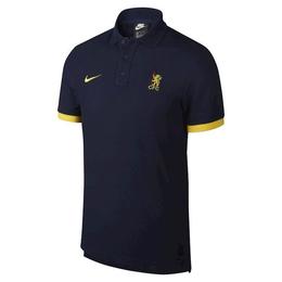 Tricou barbati Nike Polo Chelsea FC AR8629-451, M, Bleumarin