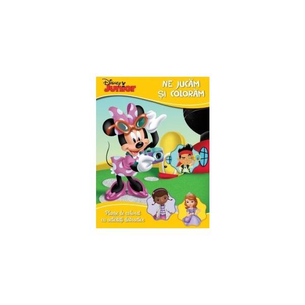 Coloram si ne jucam (Disney Junior), editura Litera