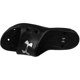 Slapi barbati Under Armour Locker III 1287325-001, 45, Negru