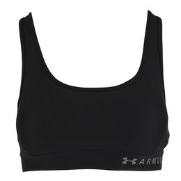 Bustiera femei Under Armour Mid Crossback Bra 1307200-001, S, Negru