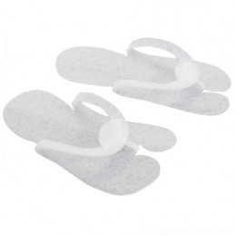 Papuci Spuma Flip Flop Unica Folosinta Albi 20 perechi - Airclean White Foam Flip Flops