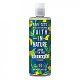 Gel de Dus si Spuma de Baie cu Lamaie si Tea Tree Faith in Nature, 400ml