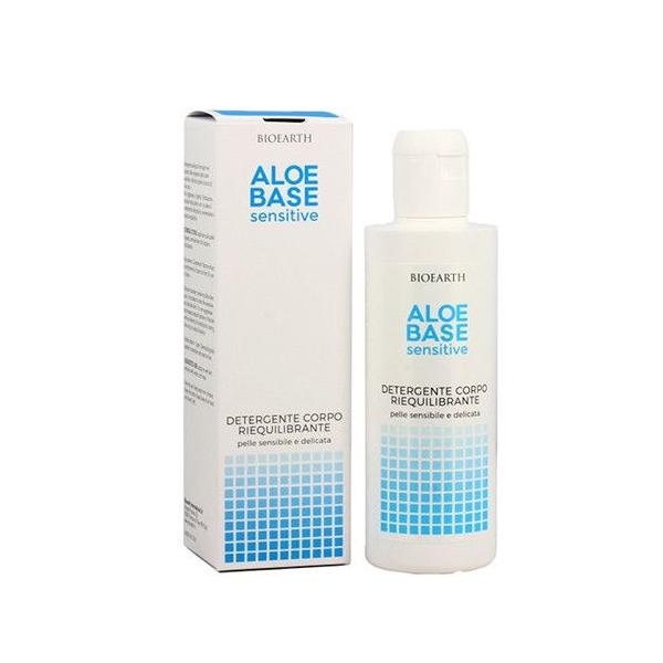 Gel de Dus Piele Sensibila Aloebase Bioearth, 200 ml