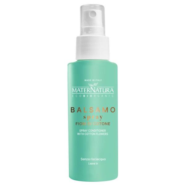 Balsam Leave-in Spray cu Flori de bumbac MaterNatura, 150ml