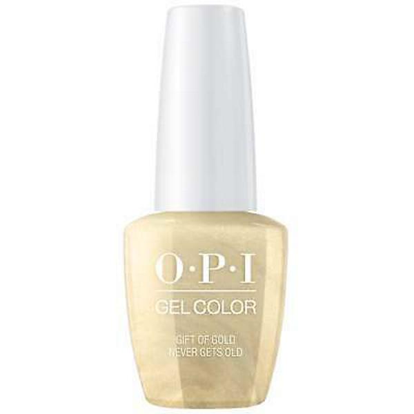 Lac de Unghii Semipermanent - OPI Gel Color XOXO Gift of Gold Never Gets Old, 15 ml