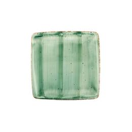 Farfurie patrata GURAL colectia GREEN 17x17cm